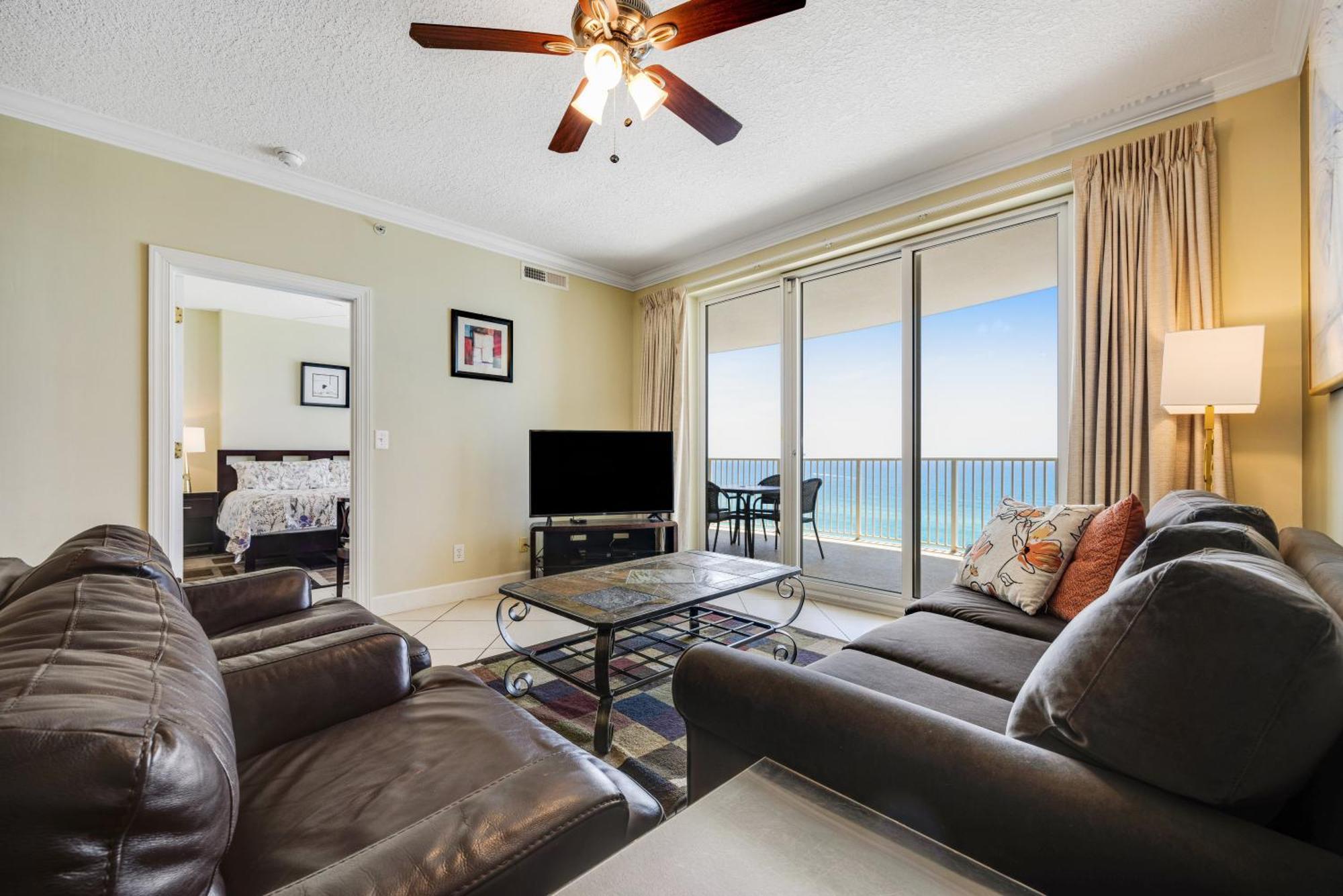 Parking Included-Beachfront 2Bd Ocean Villa! Gorgeous Amenities, Private Complex Panama City Beach Exteriér fotografie